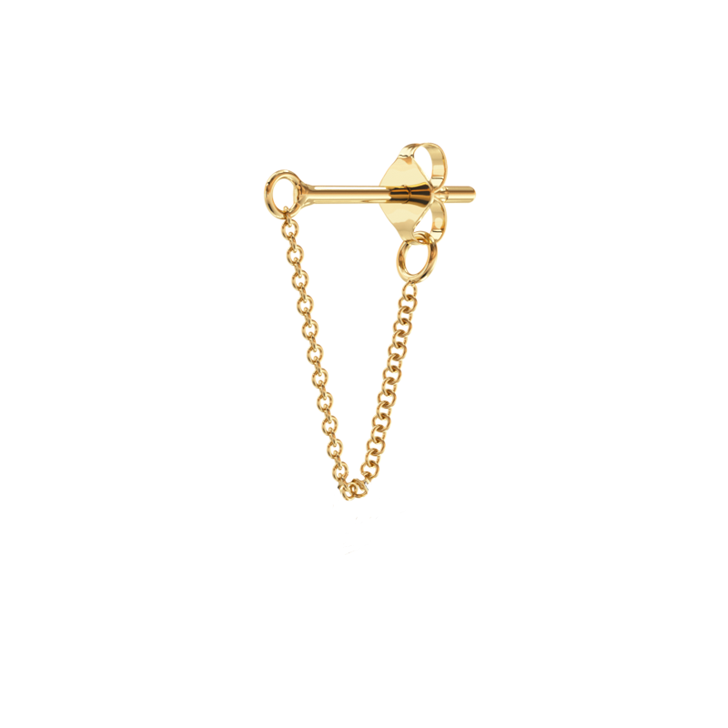 Myjoul gold chain stud