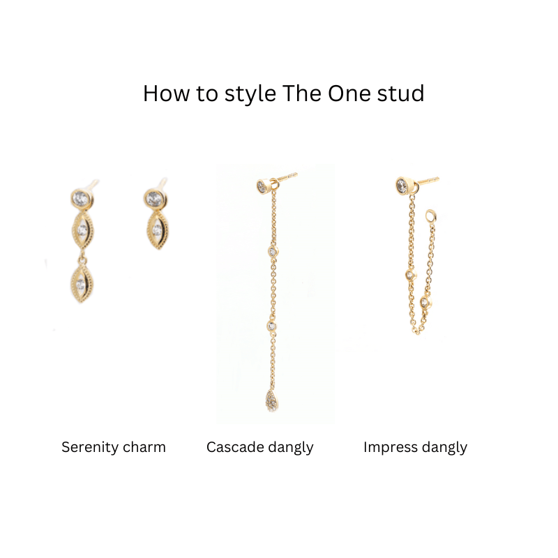 Myjoul gold stud