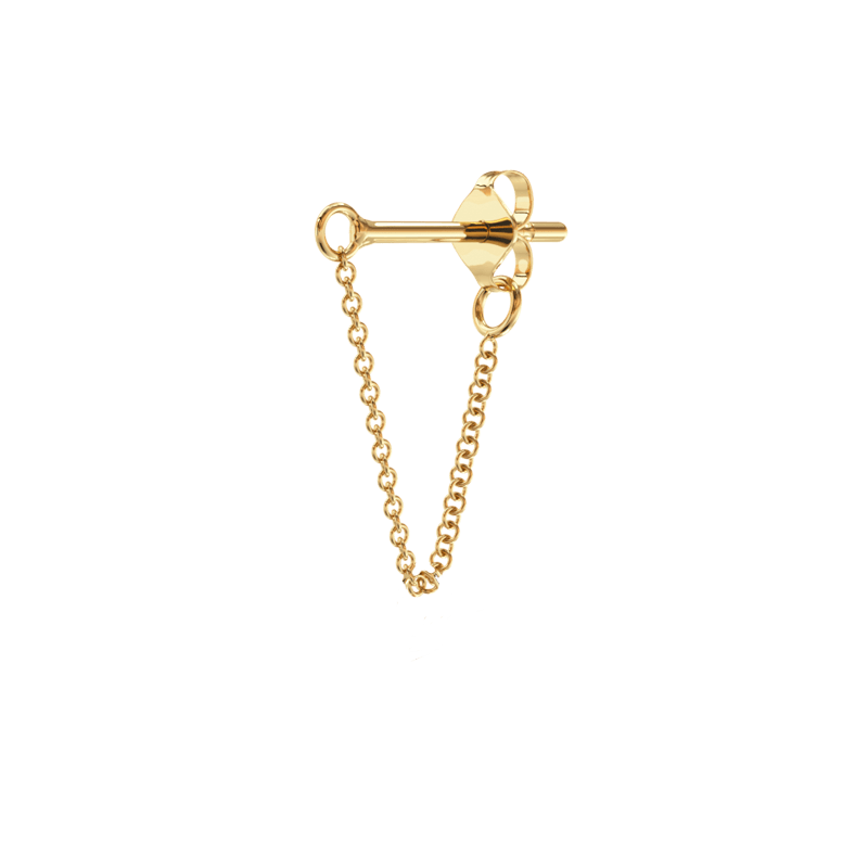 Myjoul gold chain stud