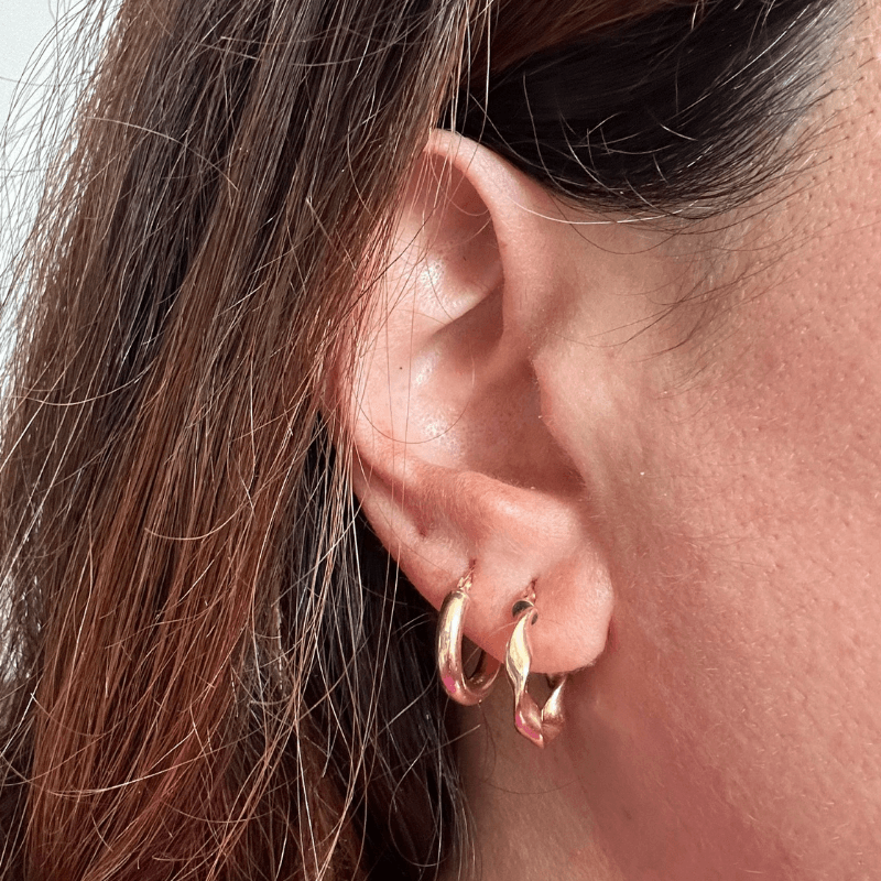 myjoul gold hoops earrings