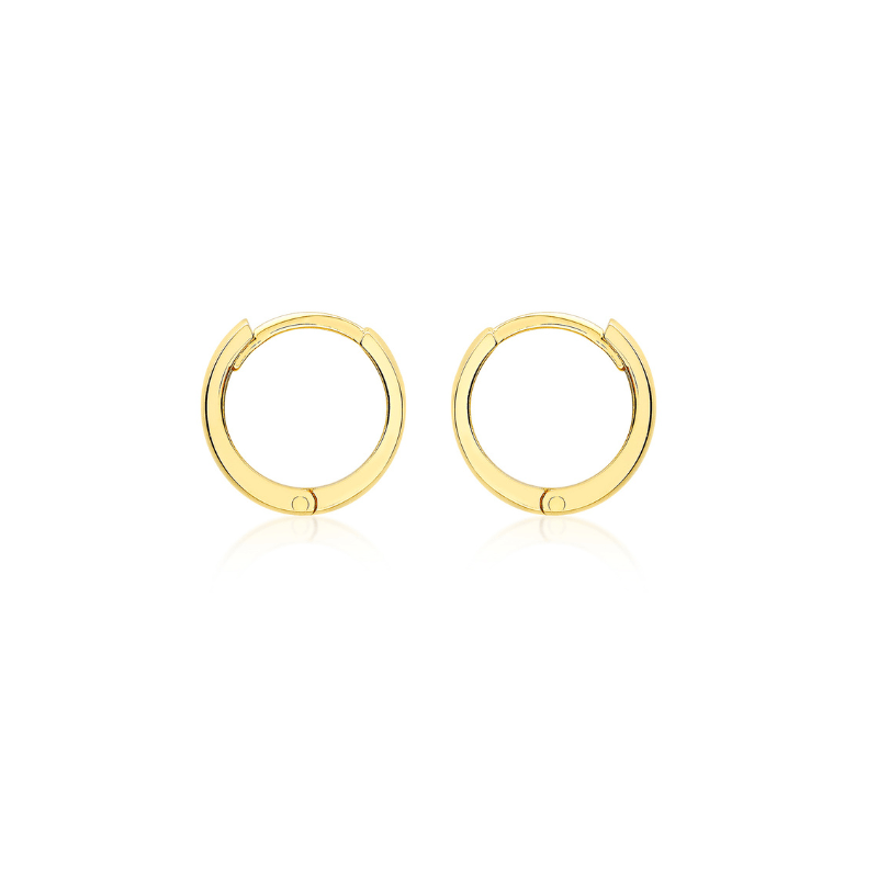 Myjoul hoop huggie gold earrings