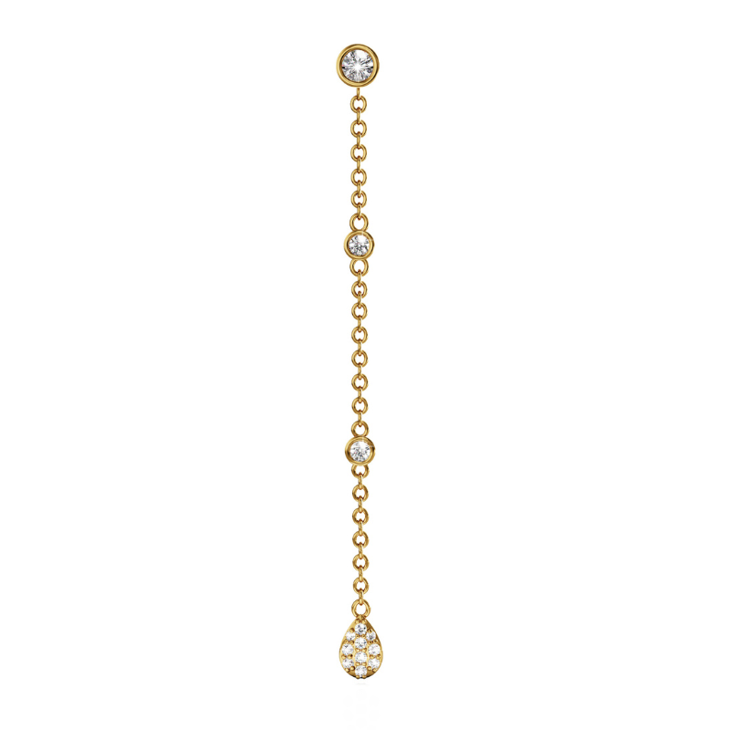 2-in-1 Cascade Gold Chain Long