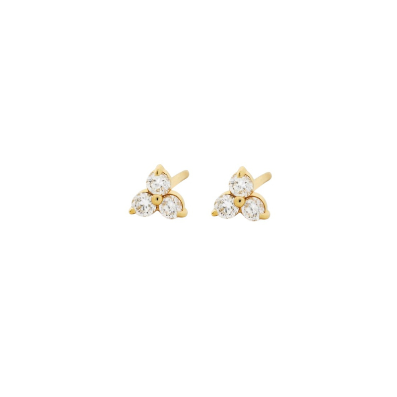 Trinity Gold Studs