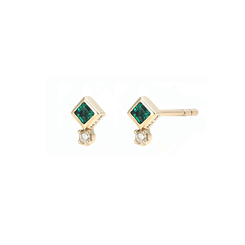 Glance Emerald Earring