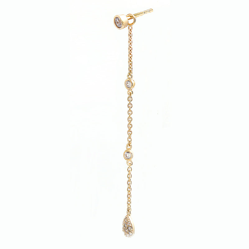 Myjoul gold earrings chain mix and match