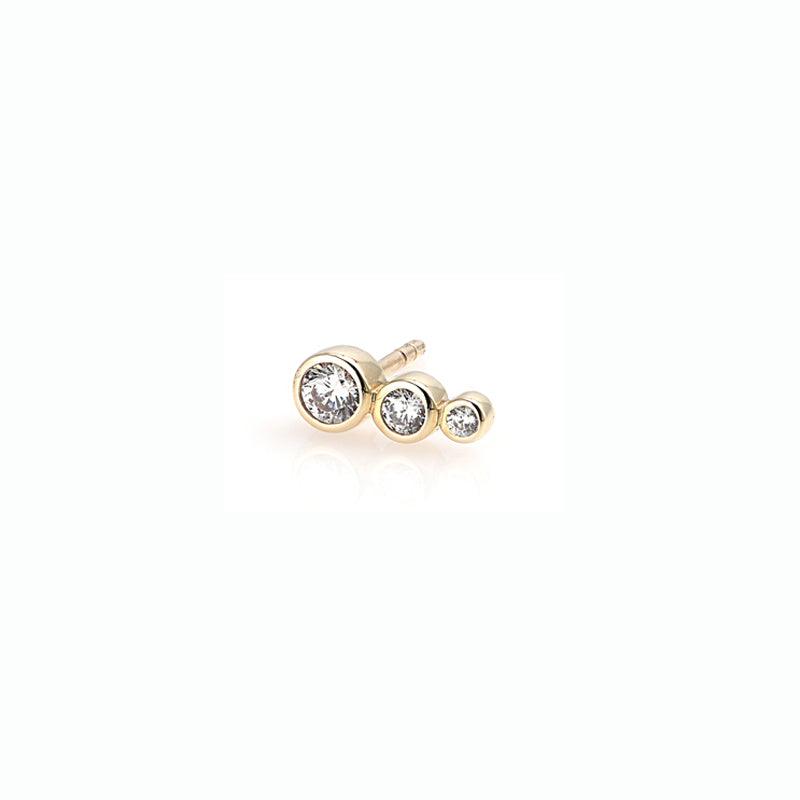 Myjoul stud gold earrings